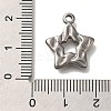304 Stainless Steel Pendants STAS-H223-25AS-3