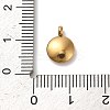 304 Stainless Steel Black Enamel Charms STAS-R009-02G-06-3