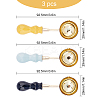 Beech Handle Wax Sealing Stamp Melting Brass Spoon TOOL-CP0001-11-2