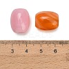 Two-tone Opaque Acrylic European Beads AC-CBA6BCC-15-3