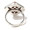 Synthetic Goldstone Adjustable Rings RJEW-H240-01S-16-4
