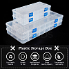 Plastic Bead Containers Rectangle CON-BC0006-81-4