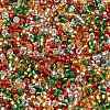 4 Colors 11/0 Christmas MIYUKI Round Rocailles Seed Beads SEED-X0058-17-2