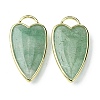 Natural Green Strawberry Quartz Pendants G-O204-02H-1