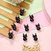 10Pcs Handmade Bumpy Lampwork Beads LAMP-SZ0001-66B-4