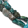 Natural Chrysocolla Beads Strands G-L493-61-4