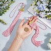 Polyester Graduation Tassel Pendant Decorations AJEW-WH20020-078C-3
