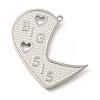 Anti-Tarnish 304 Stainless Steel Pendants LS-STAS-R131-12P-1