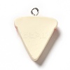 Opaque Resin Pendants RESI-G056-02F-2