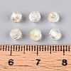Transparent Spray Painted Glass Beads LS-EGLA-N018-4mm-10-4