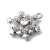 Christmas Brass Micro Pave Cubic Zirconia Pendants KK-L258-04P-E01-2