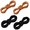 4 Bags 2 Colors Cowhide Leather Cord WL-GF0001-12-1