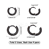 304 Stainless Steel Huggie Hoop Earrings EJEW-UN0001-22-2