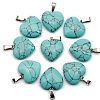 Synthetic Turquoise Pendant PW-WG99078-19-1