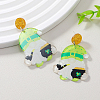 Christmas Acrylic Santa Claus Stud Earrings RD9723-7-1