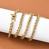 304 Stainless Steel Necklaces X-NJEW-E080-08G-4