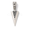 Non-Tarnish 304 Stainless Steel Big Pendants STAS-Z075-20AS-1