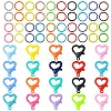 50Pcs Acrylic Lobster Claw Clasps DIY-YW0011-20A-2