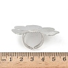304 Stainless Steel Cuff Open Rings for Women RJEW-F195-03P-5