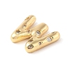Brass Micro Pave Clear Cubic Zirconia Pendant KK-Z046-01G-W-2