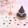 36Pcs 6 Colors Alloy Enamel Pendants ENAM-SC0006-60-3