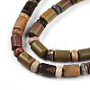 Natural Picasso Jasper/Polychrome Jasper Beads Strands G-N346-03A-05-4