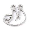 Non-Tarnish 304 Stainless Steel Charms STAS-Z076-02P-1