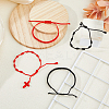 8Pcs 4 Style Nylon Braided Cord Bracelets Set BJEW-FI0001-52-5