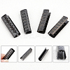 350Pcs Column Zinc Alloy Shoelace Buckle Connectors FIND-GA0001-90-4