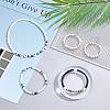 6 Colors Flat Round Handmade Polymer Clay Beads CLAY-PH0001-40B-02-2