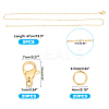 DIY 304 Stainless Steel Necklace Making Kits DIY-UN0002-23-2
