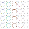 20Pcs 5 Colors Nylon Thread Cord for DIY Bracelet Making AJEW-DC00015-1