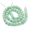 Natural Myanmar Jade/Burmese Jade Beads Strands X-G-T064-22-8mm-2