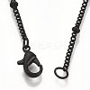 Brass Coated Iron Curb Chain Necklace Making LS-MAK-T006-02A-3