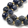 Natural Sodalite Beads Strands G-N342-57-4