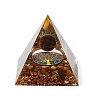Orgonite Pyramid Resin Energy Generators DJEW-D013-01B-1