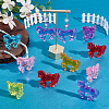 55Pcs Transparent Acrylic Pendants OACR-PH0004-58-2