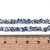 Electroplate Transparent Glass Beads Strands GLAA-N021-4mm-29-2
