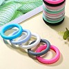 9Pcs Ring Food Grade Eco-Friendly Silicone Focal Beads JX895C-6