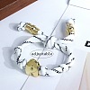 Letter A Cotton Cord Braided Knot Bracelets FS-WG79C27-01-1