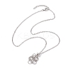 Tarnish Resistant 3Pcs 3 Styles 304 Stainless Steel Cable Chain Necklace Makings NJEW-JN04934-02-3