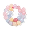 Dyed Natural Malaysia Jade Beads Strands X-G-G021-02B-24-2