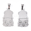 304 Stainless Steel Pendants STAS-N103-04P-1