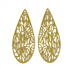 430 Stainless Steel Filigree Pendants STAS-S108-11E-2