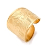 304 Stainless Steel Cuff Rings for Women LS-RJEW-F175-02G-03-2