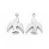 Tarnish Resistant 304 Stainless Steel Charms STAS-P236-14P-2