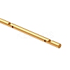 L Shaped Brass Bar & Wood Earring Organizer Display Racks for Earrings ODIS-B002-04-3