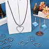 22Pcs 11 Styles 304 Stainless Steel Pendants STAS-TA0003-20-8