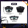 Evil Eye with Eyelash Appliques DIY-WH0401-32-2