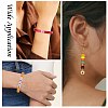 1200Pcs 6 Colors Transparent Plastic Beads KY-SZ0001-55-6
